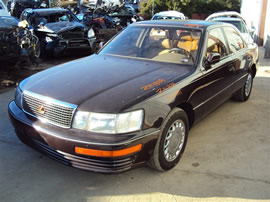 1991 LEXUS LS400, 4.0L AUTO 4DR, COLOR BROWN, STK Z14828